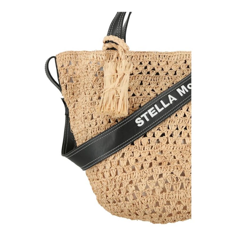 Stella McCartney Straw Tote Beige Womens - Picture 3 of 5